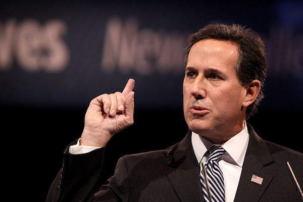Photo: Rick Santorum. Credit: Gage Skidmore/flickr.