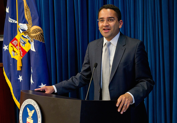 Photo: Gautam Raghavan. Credit: Department of Labor.