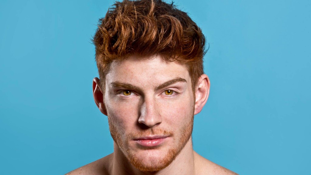 ginger hair with blue eyes guys