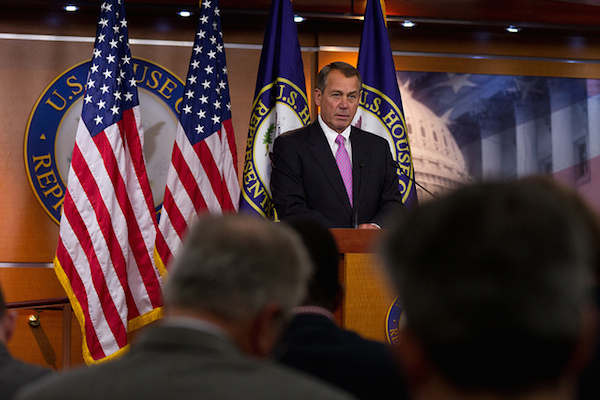 John Boehner - Credit: Bryant Avondoglio/Speaker's Office