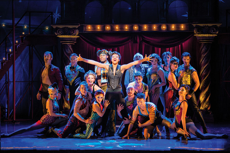 Sasha Allen as Leading Player and the Cast of the National Touring Production of Pippin - Photo: Terry Shapiro