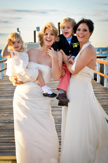 Sara Kate Ellis' wedding day