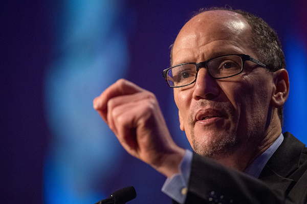 Thomas Perez - Credit: Ken Cedeno/Labor Department