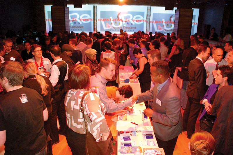 CAGLCC Mega Networking Photo by Ward Morrison.
