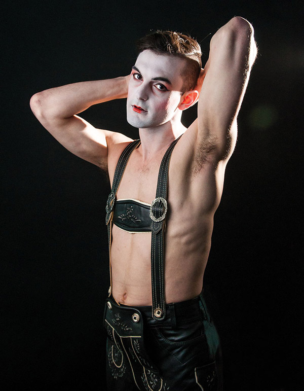 Wesley Taylor in "Cabaret" at Signature Theatre -- Photo by Todd Franson