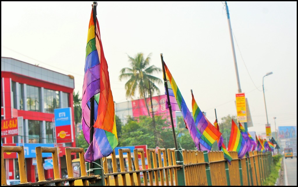 LGBT flags in Aluva, India, Credit - Nagarjun Kandukuru / Flickr