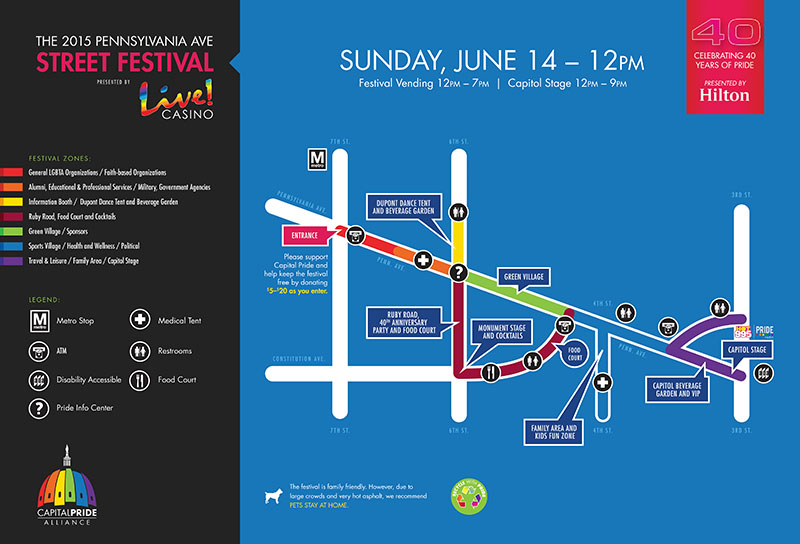 2015 Pride Festival Map