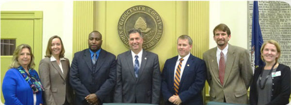 Members of the Gloucester County School Board (Credit: Gloucester County Public Schools). 