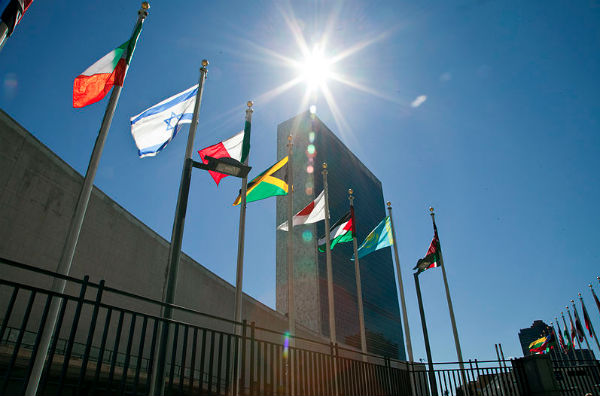 United Nations headquarters (Photo credit: Fernanda LeMarie, Cancilleria de Ecuador, via Wikimedia Commons).