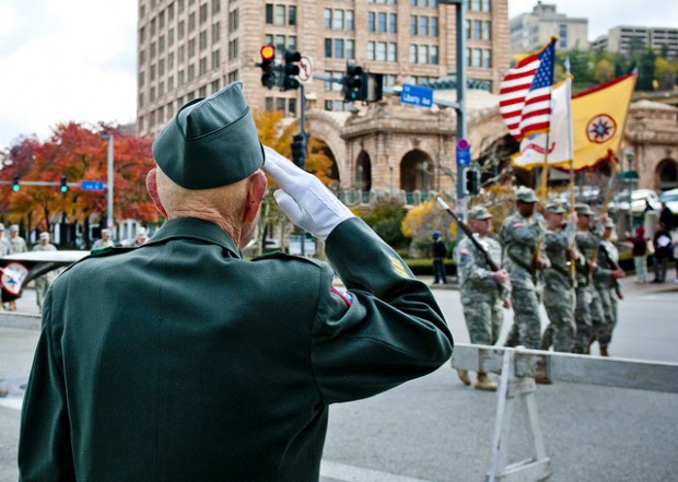 A Veteran's salute, Credit: The U.S. Army / Flickr