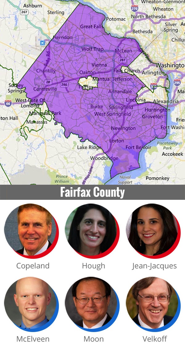 Fairfax At-Large School Board candidates