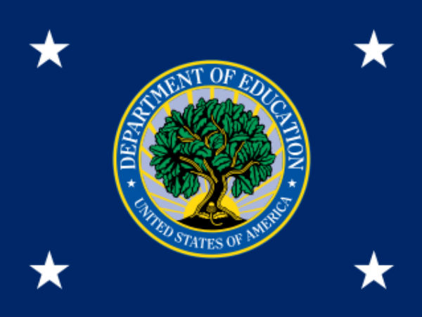Flag of the United States Secretary of Education (Photo: Fry1989, via Wikimedia Commons).