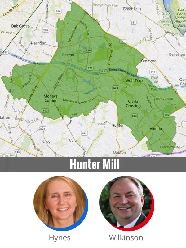 Fairfax County School Board candidates, Hunter Mill District.
