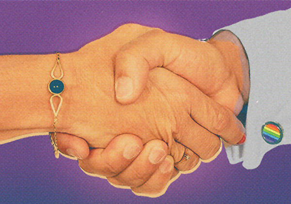Allies handshake