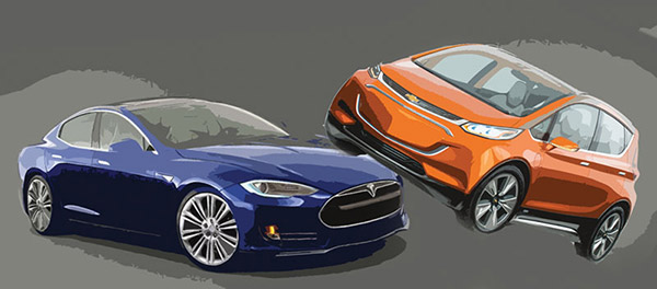 Electric War Metro Weekly Tesla Model 3 Vs Chevy Bolt
