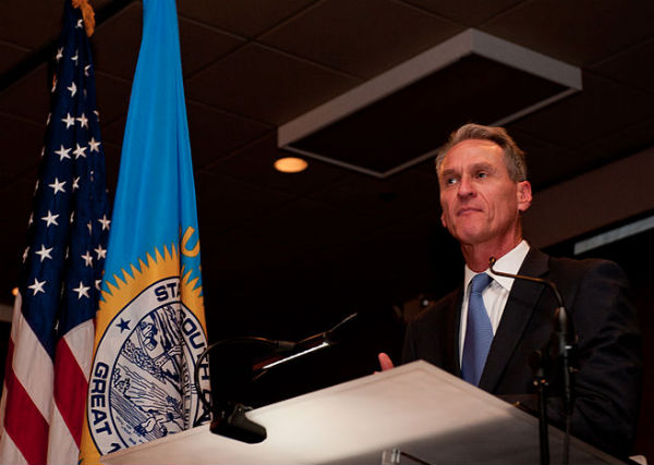South Dakota Gov. Dennis Daugaard (Photo: U.S. Air Force Airman 1st Class Kate Thornton).