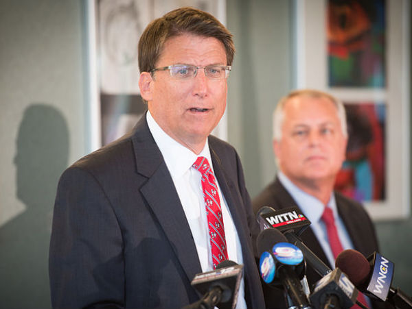 North Carolina Gov. Pat McCrory - Photo: NCDOTcommunications, via Wikimedia.
