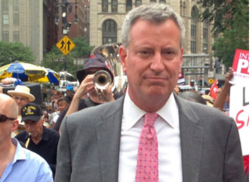 New York Mayor Bill de Blasio (Photo: Flickr photo by Bill de Blasio, via Wikimedia).
