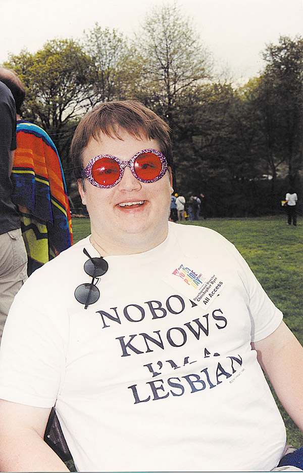 Chris Dyer at 2001 Youth Pride - File photo / Metro Weekly