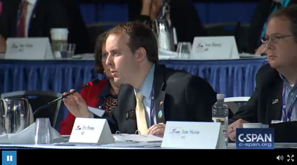 Members of the RNC's Platform Committee (Photo: C-SPAN).