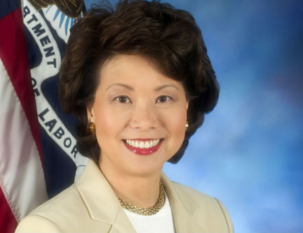 Elaine Chao - Photo: U.S. Department of Labor.