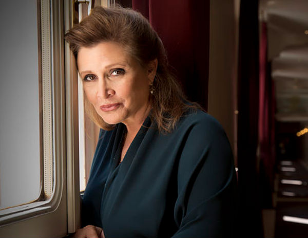 Carrie Fisher - Photo: Riccardo Ghilardi, via Wikimedia.