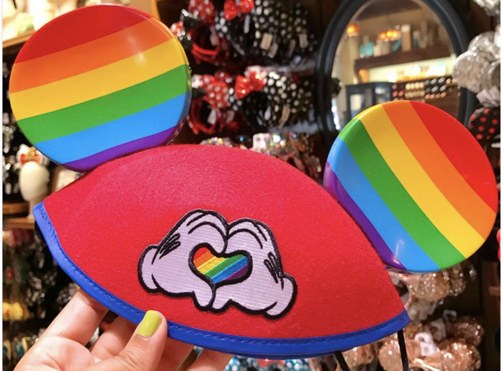 disney rainbow mickey plush