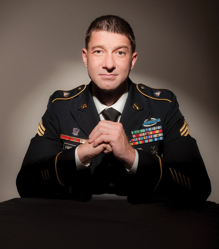 Sgt. Nick Harrison is fighting back against Trump's ... Sgt. Nick Harrison is fighting back against Trump's ...