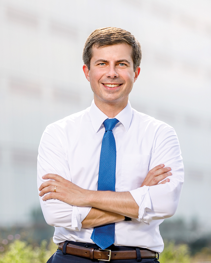 Image result for buttigieg headshot"