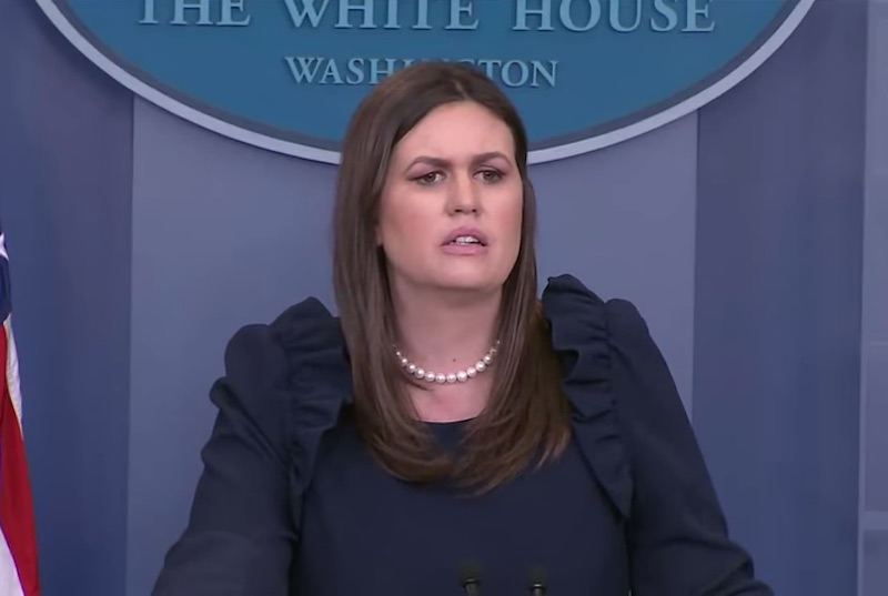 Let’s be very clear: Sarah Sanders lied to Robert Mueller