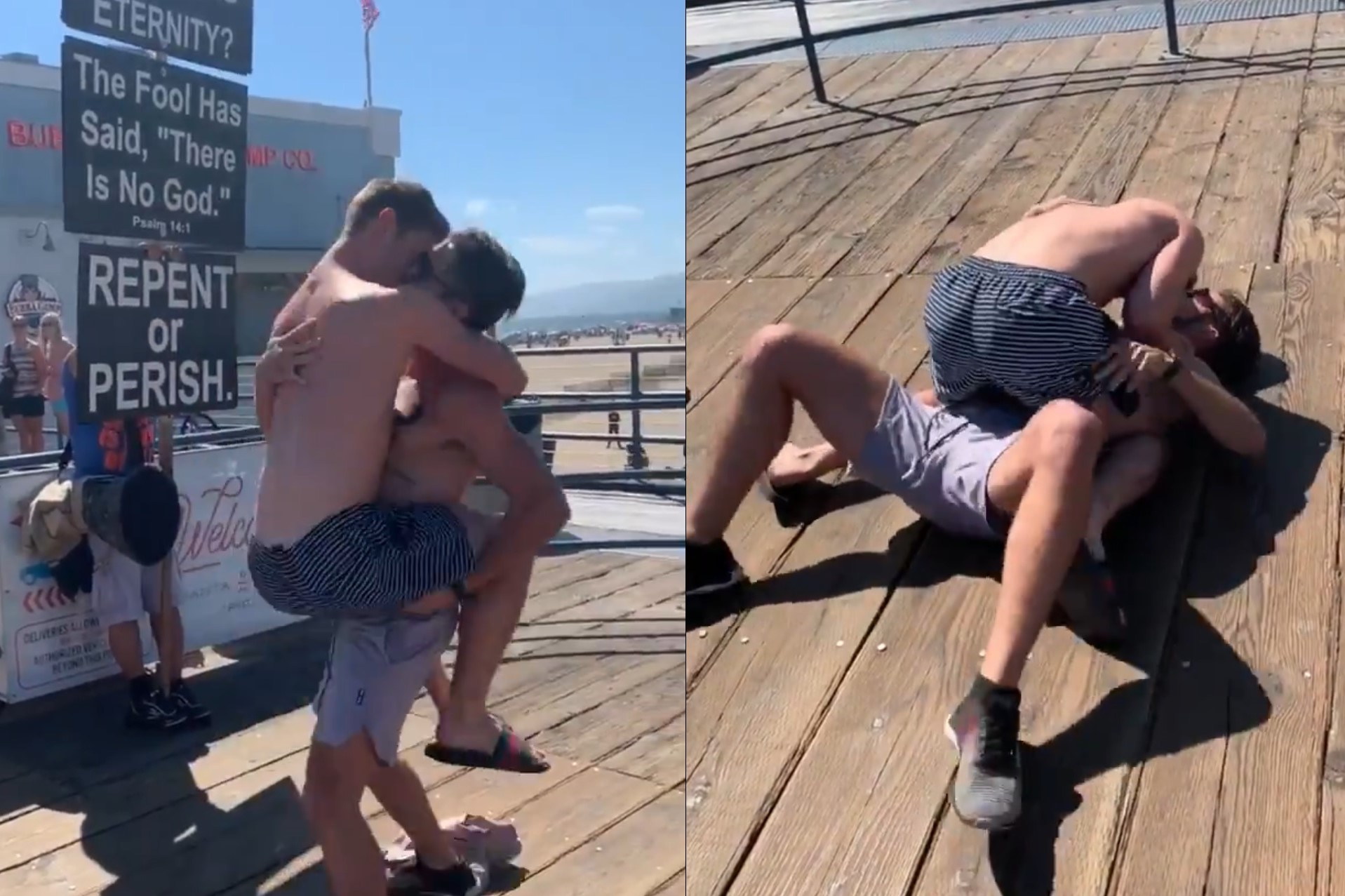 WATCH: Gay adult video stars make out while anti-gay ...