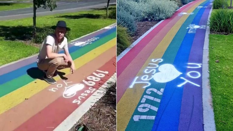 The Feed: Pride installation defaced by Christian - Virginia pastor