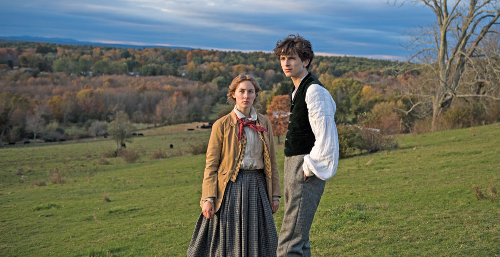 Saoirse Ronan and Timothée Chalamet in Greta Gerwig' LITTLE WOMEN(02)