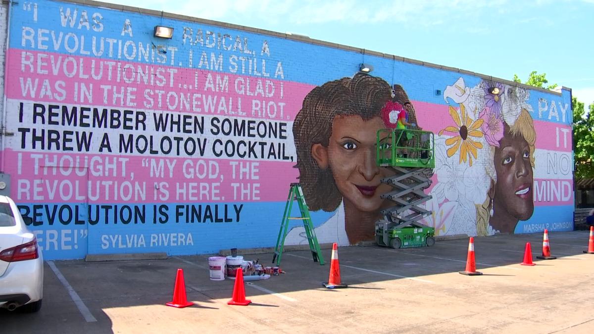 trans, mural, dallas, metro weekly