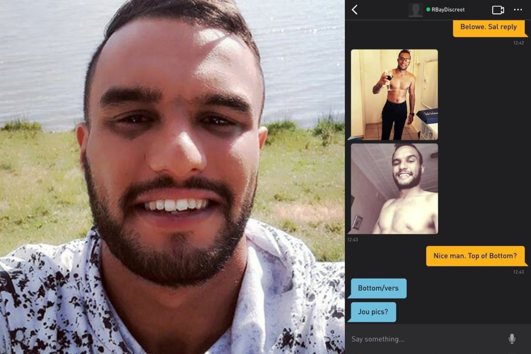christiaan otto, south africa, gay, grindr