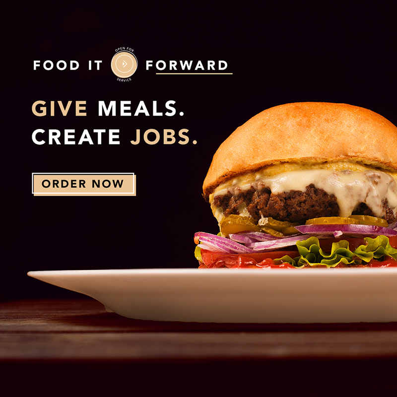 food it forward, clyde's, mi vida