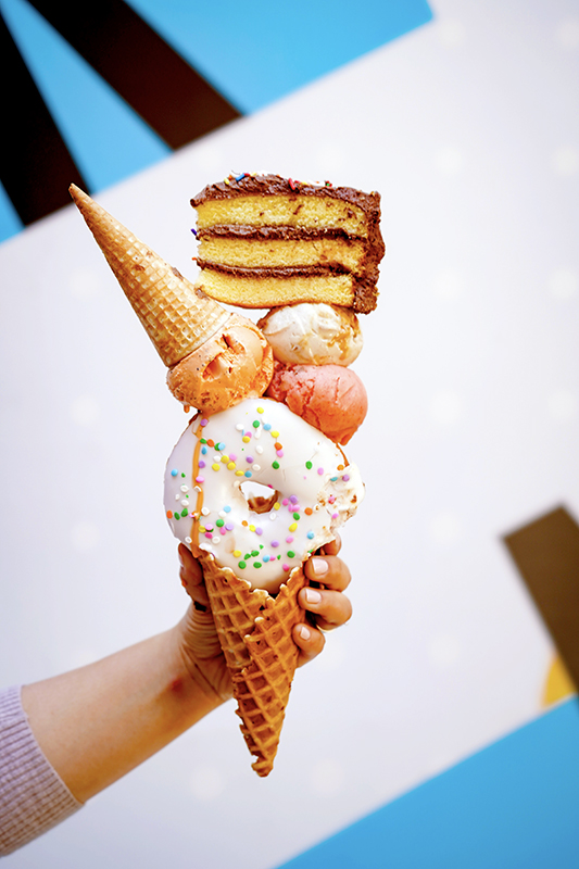 ice cream jubilee, delivery, dessert, takeout