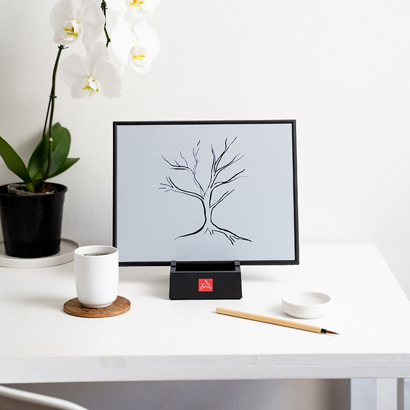 buddha board, zen, lockdown, desk, office