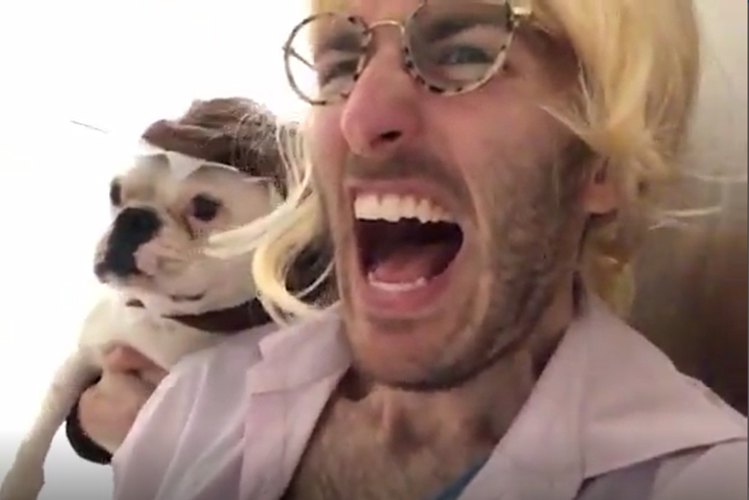 jurassic park, gay, dog, couple, lockdown