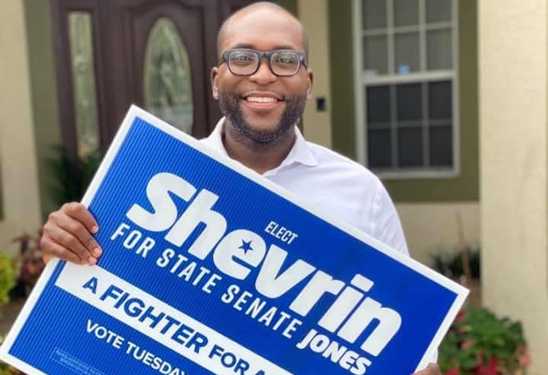 florida, shevrin jones, gay, robotext