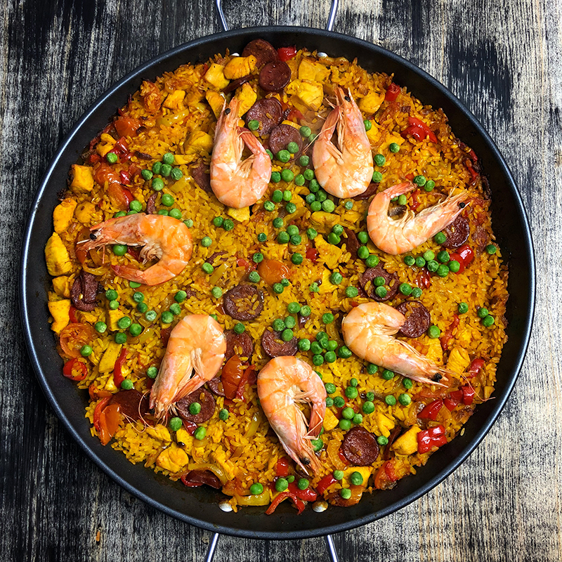 Pan of Paella, Hill Center, Cooking Class