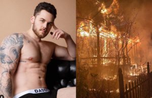 matthew camp, gay, fire, adult performer, arson, attack