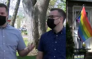 Ohio, gay, flag, lgbtq, stolen