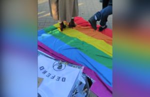 poland, pride flag, lgbtq, feet,