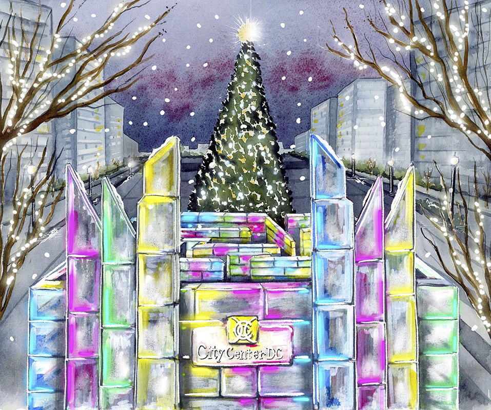 Ice Maze in the City Center
