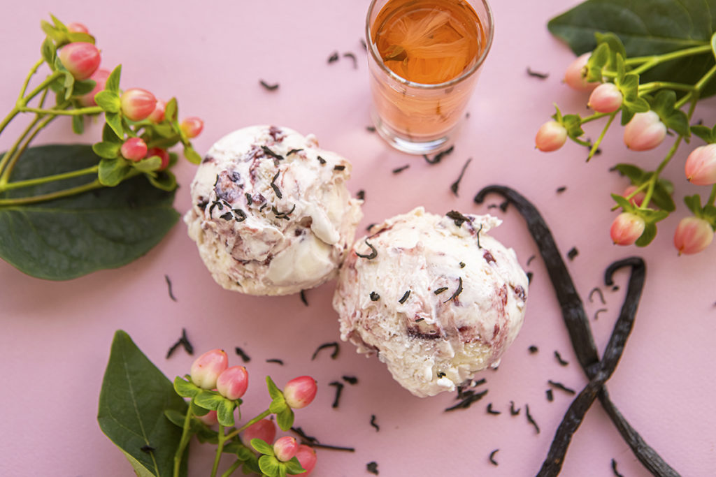 Ice Cream Jubilee: Smoked Vanilla Sakura Cherry, Teaism & Whisked -- Photo courtesy Ice Cream Jubilee