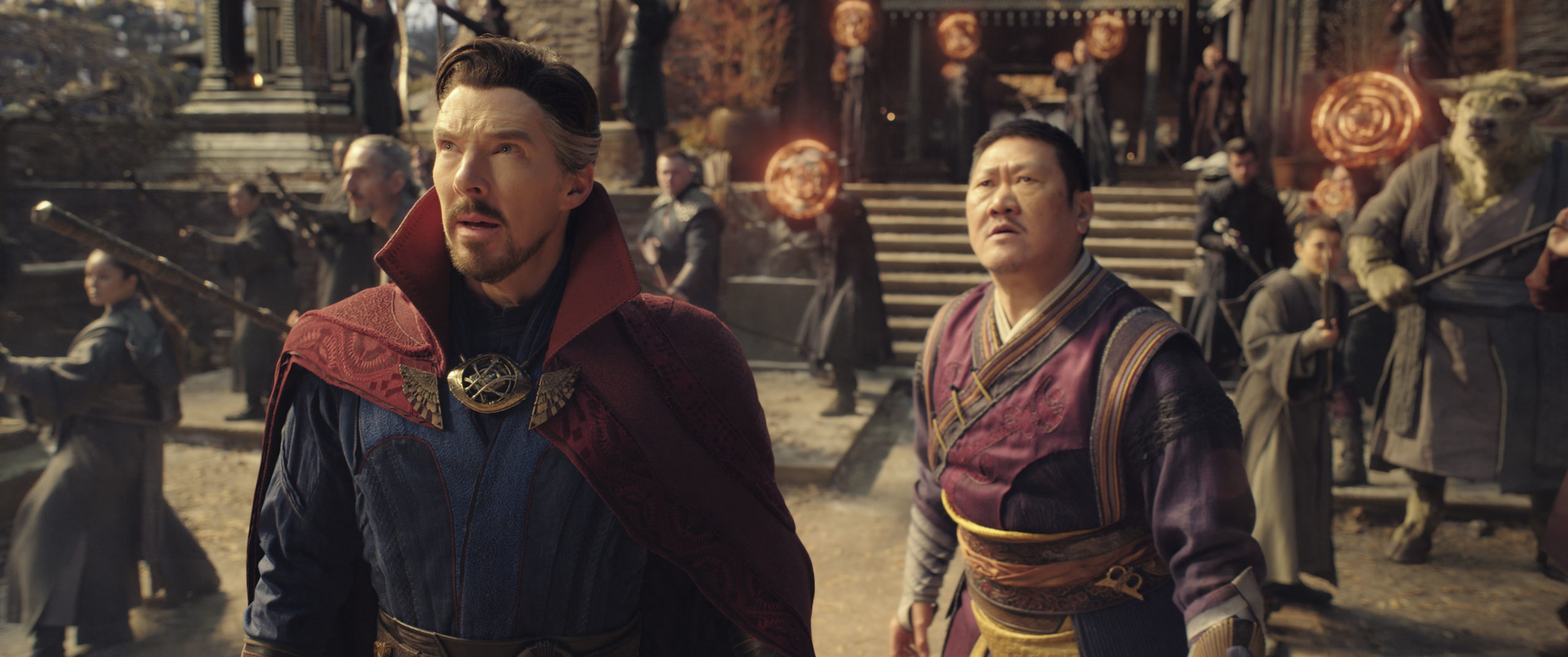 Doctor Strange in the Multiverse of Madness: Benedict Cumberbatch, Benedict Wong-- Photo: courtesy of Marvel Studios