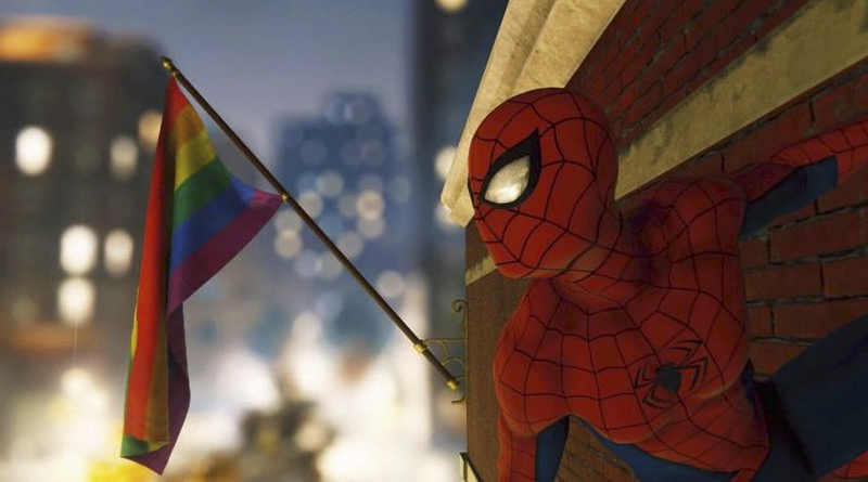 Artway on X: Ps4 Marvel :Spider-man is LGBT friendly!  🏳️‍🌈❤️😍❤️😍❤️😍🏳️‍🌈 #Spiderman #LGBT #TransIsBeautiful #love  #PlayStation #awesome #Sony #freedom #nowar #gender #happy   / X