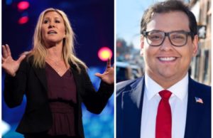 Marjorie Taylor-Green says George Santos critics hate him for being gay