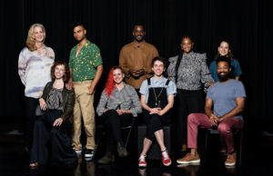 American Opera Initiative: Kimberly Reed, Cecelia Raker, Jens Ibsen, Walken Schweigert, Carlos Simon, Silen Wellington, B.E. Boykin, Jarrod Lee, Kelley Rourke -- Photo: Caitlin Oldham-Enhanced